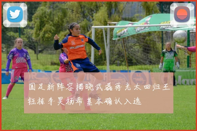 国足新阵容揭晓武磊蒋光太回归王钰栋李昊杨希基本确认入选